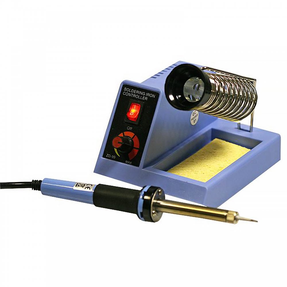8-in-1 Electric Soldering Iron Kit 48w Adj Temperature inc Solder & Tips