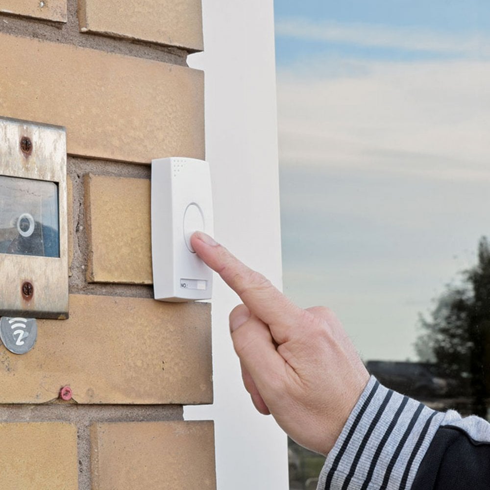 Wireless Door Bell Chime with LED Indicator 38 Melodies