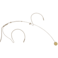 Discreet Neckband Omni Microphone for Wireless Systems - Beige Flesh