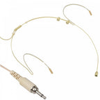 Discreet Neckband Omni Microphone for Wireless Systems - Beige Flesh