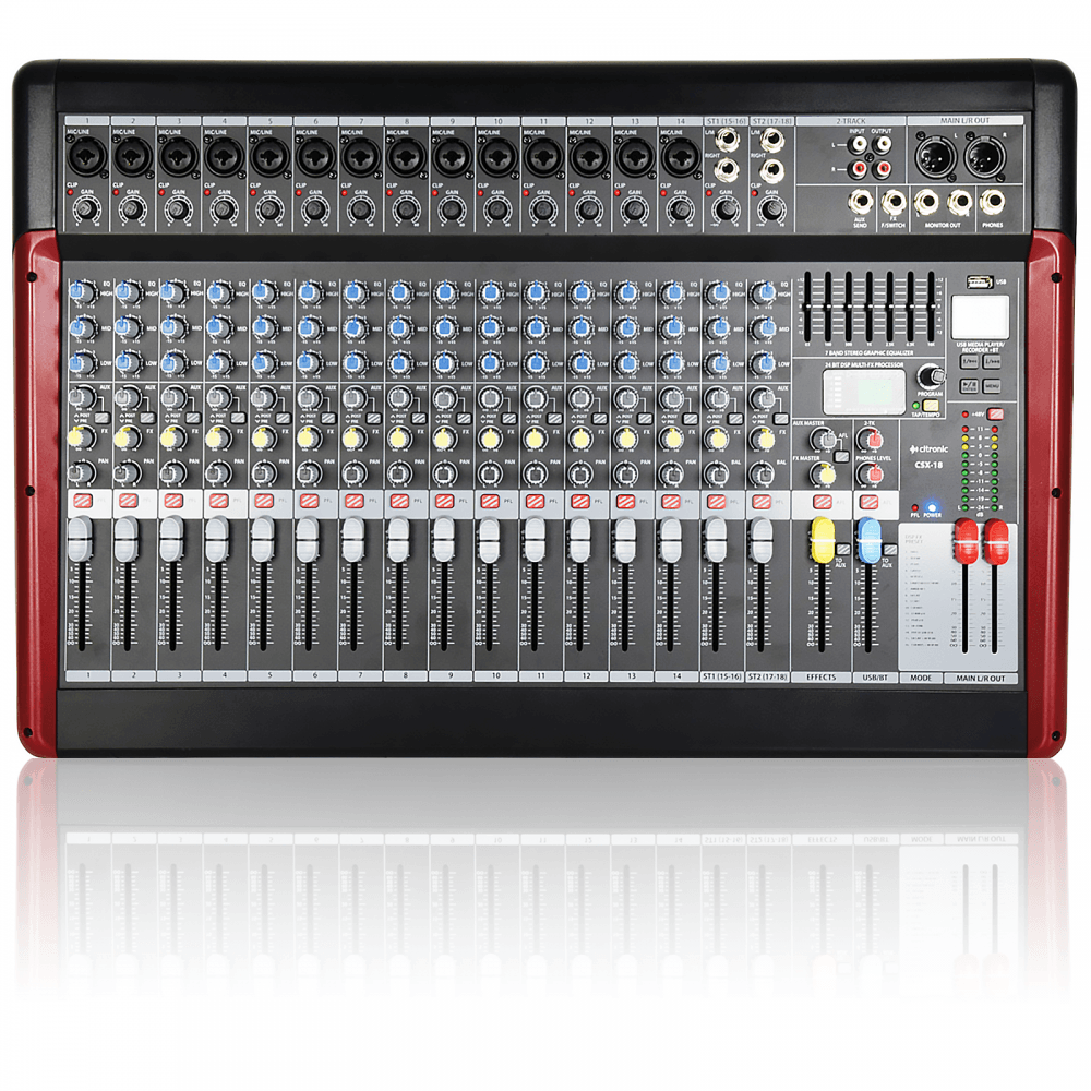 CSX-18 16 Channel Series Live Mixing Console