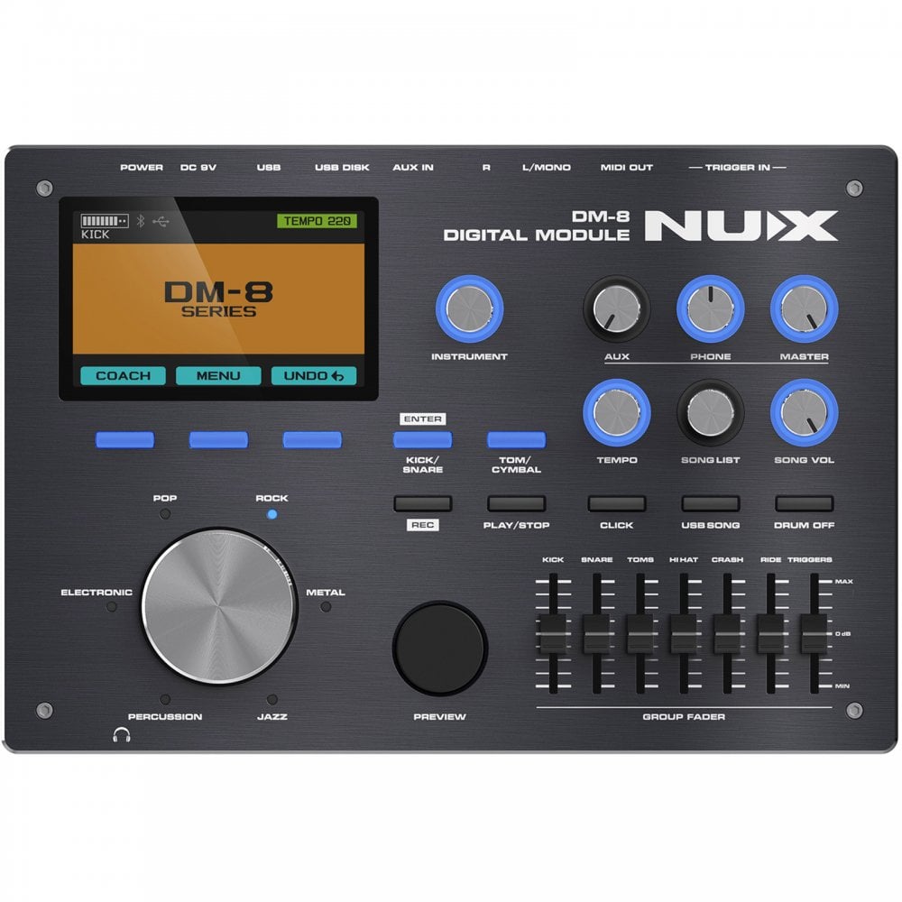 DM-8 9 Piece Digital Drum Kit