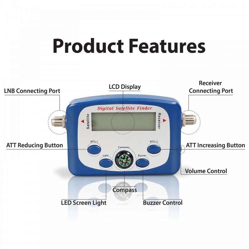 HDTV Digital Satellite Signal Strength Finder