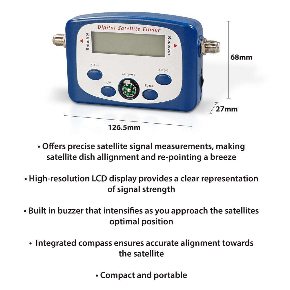 HDTV Digital Satellite Signal Strength Finder
