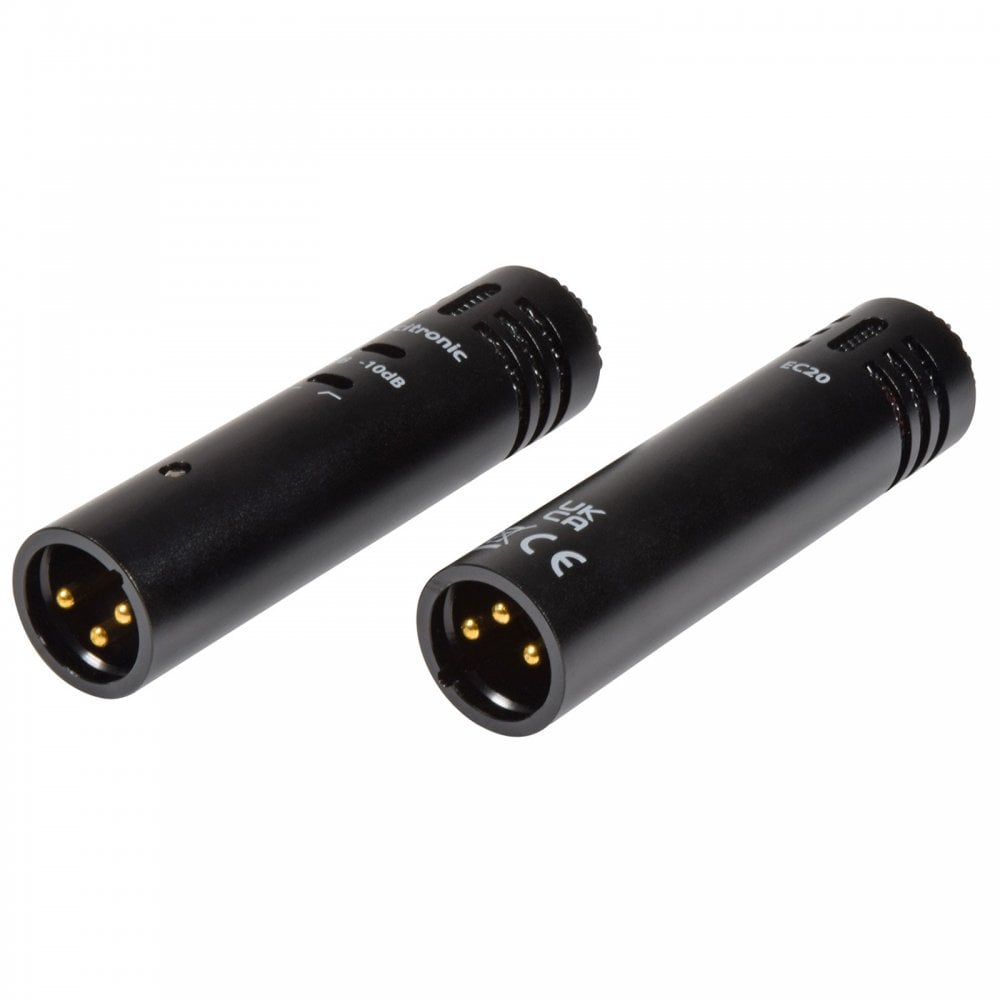 ECM20 Condenser Mics Stereo - Pair