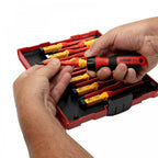 Interchangeable VDE Screwdriver Set In Storage case