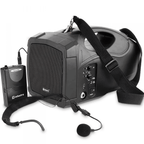Handheld PA System with Neckband Mic and Bluetooth