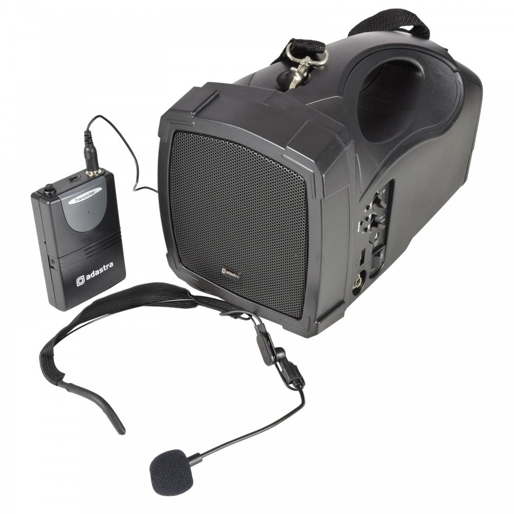 Handheld PA System with Neckband Mic and Bluetooth