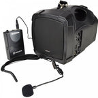 Handheld PA System with Neckband Mic and Bluetooth