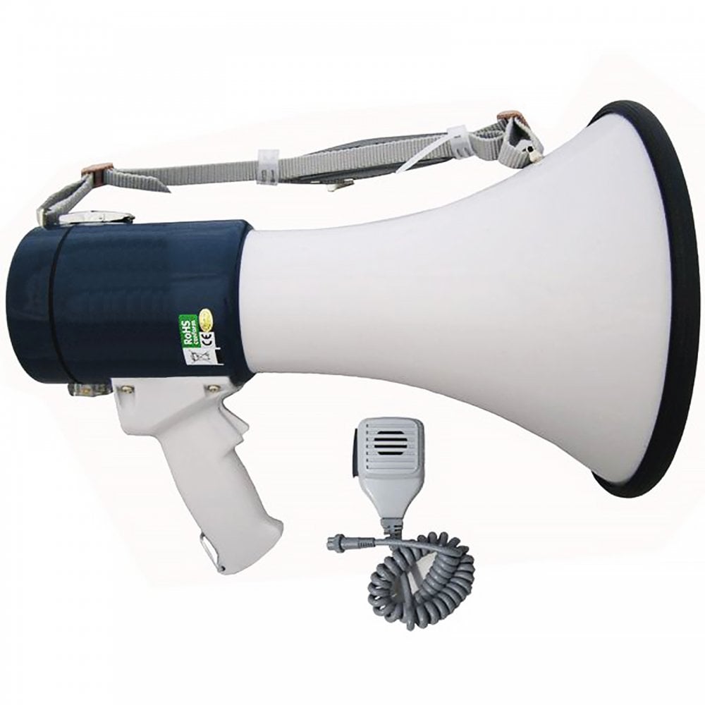 35W Loud Hailer Pistol Grip Megaphone with Siren