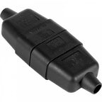 3 Way 10 A In-line Impact Resistant Mains Connector