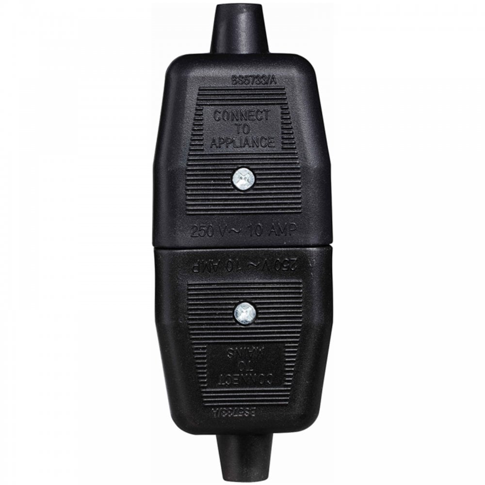 3 Way 10 A In-line Impact Resistant Mains Connector
