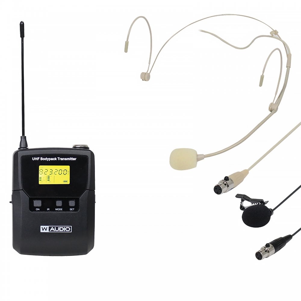 DQM 800 Series Replacement UHF Lavalier and Headset Microphone