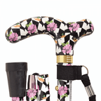 High Quality Folding & Extendable Patterned Walking Stick - Broadway