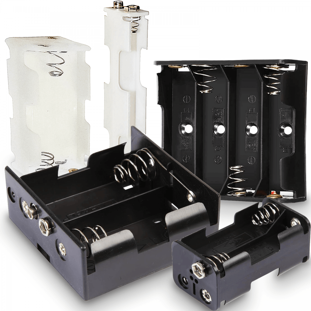 Battery Holders AA AAA C D Replacement Flat & Box Type