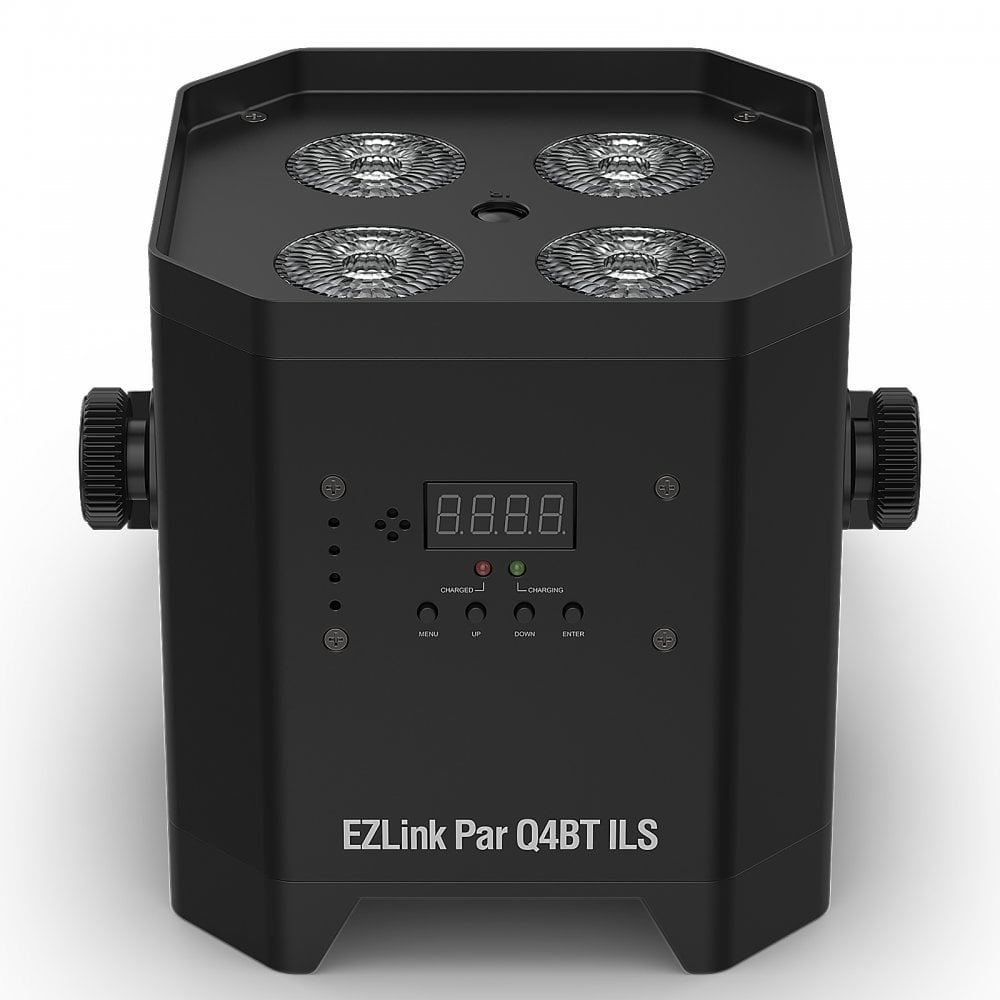 EZLink Par Q4BT ILS QUAD LED Battery Powered Floor Can