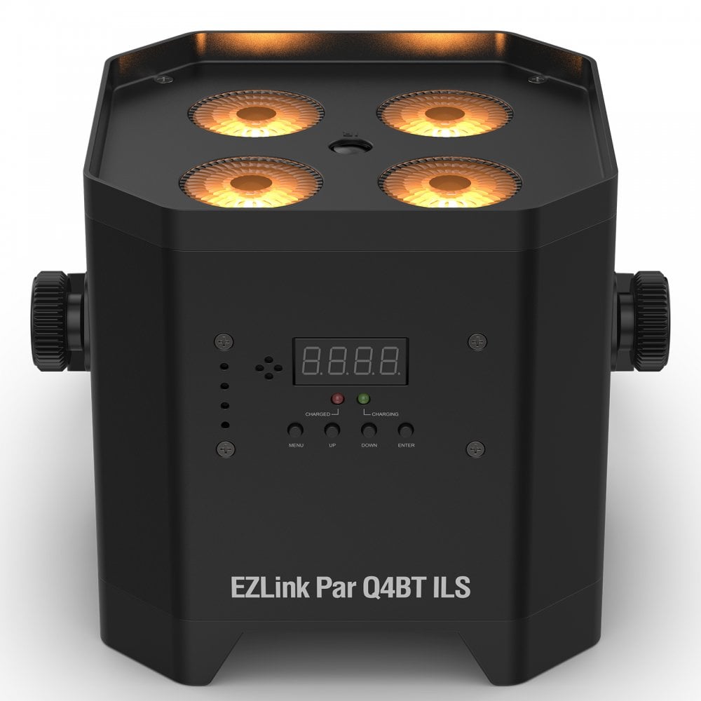 EZLink Par Q4BT ILS QUAD LED Battery Powered Floor Can
