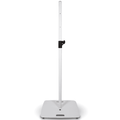 White Adjustable Speaker Stand with Square Base
