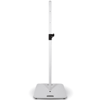 White Adjustable Speaker Stand with Square Base