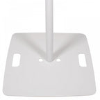 White Adjustable Speaker Stand with Square Base