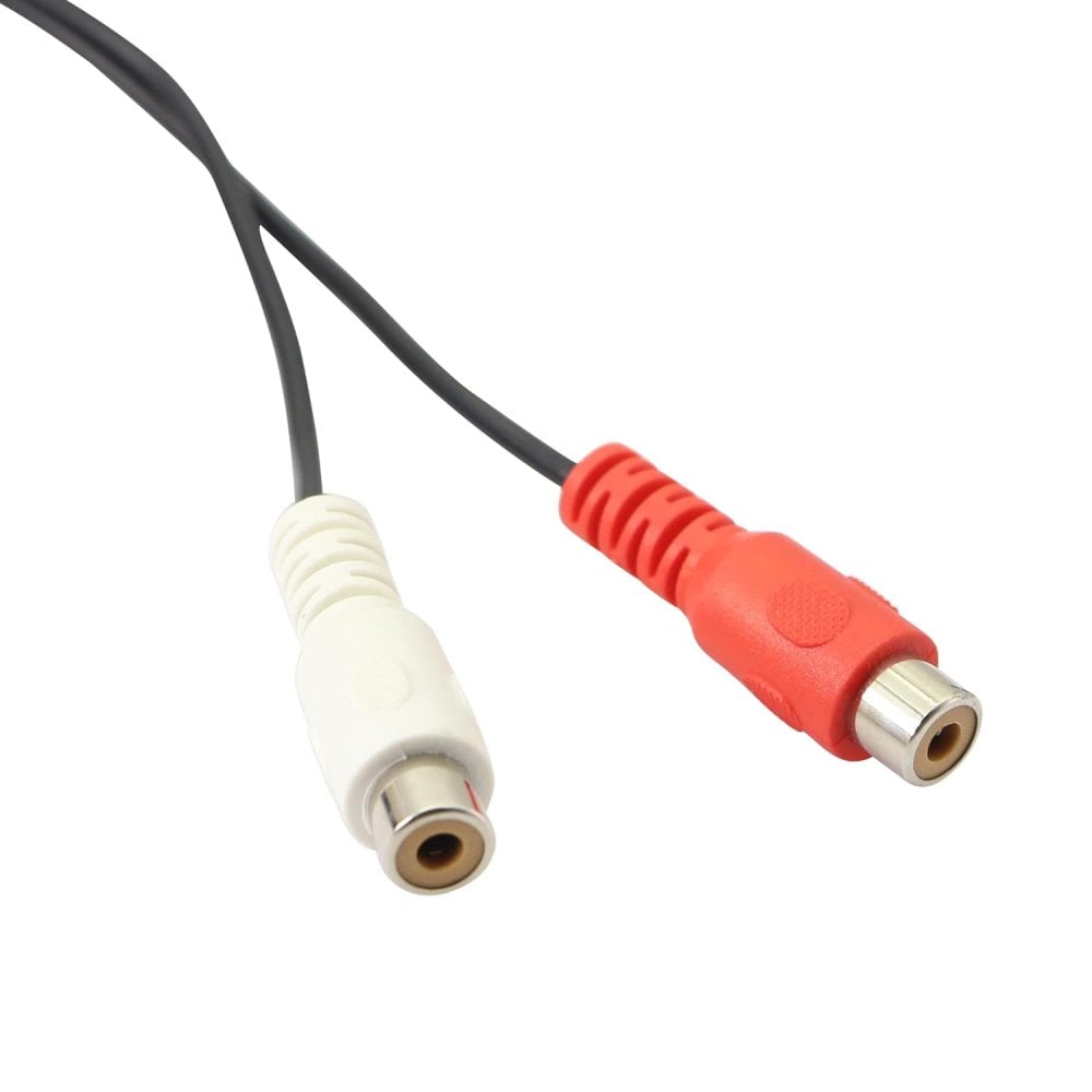 5-Pin Din Plug to 2 x RCA Phono Sockets Adaptor