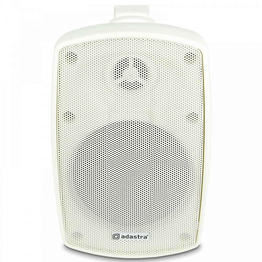 Pair of IP44 Wall Mount PA Speakers 70W RMS in White