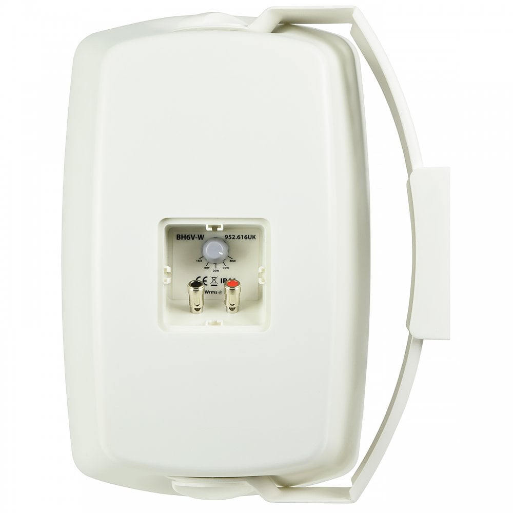 Pair of IP44 Wall Mount PA Speakers 70W RMS in White