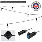 BC Festoon Harness 16A Plug and Socket 0.5m Spacing