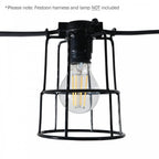 Black Lightweight Festoon Lamp Guard