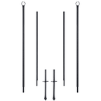 3.6m Festoon Pole Pack of Two Poles