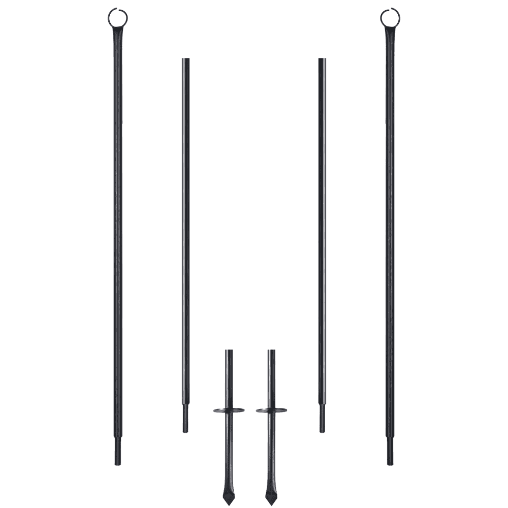 3.6m Festoon Pole Pack of Two Poles