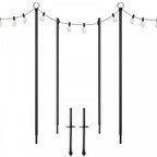 3.6m Festoon Pole Pack of Two Poles