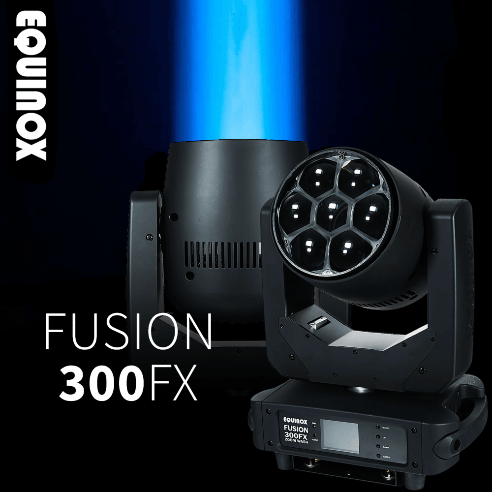 Fusion 300FX Zoom Wash Moving Head Light