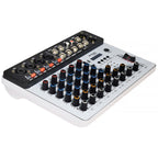 Q-PAD-8 Compact Mixer USB, Bluetooth & Audio Interface