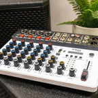 Q-PAD-8 Compact Mixer USB, Bluetooth & Audio Interface
