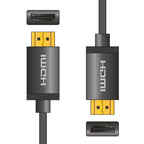 Premium 4K HDMI Leads with Black Aluminium Head-Shell