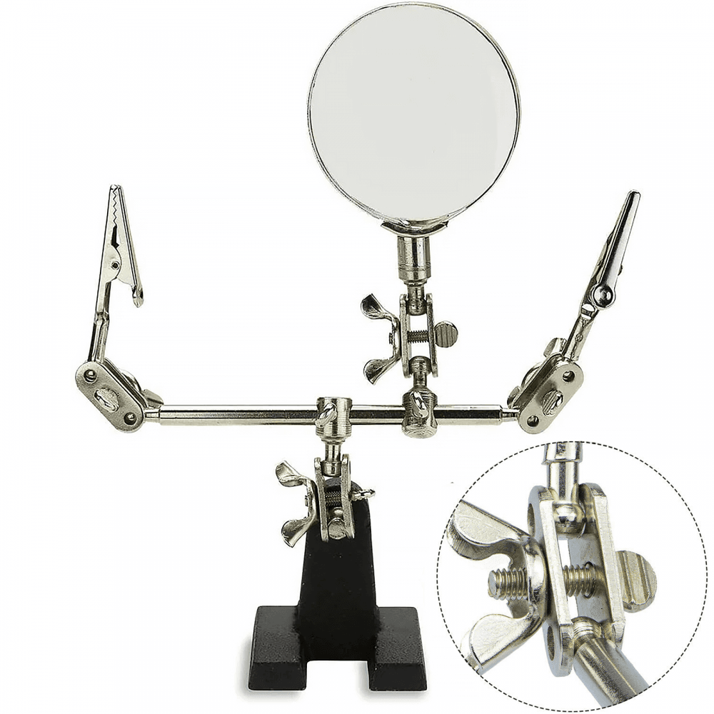 Helping Hands Positioning Clips With Magnifer