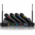 TU4 Quad Wireless Microphone System UHF Handheld