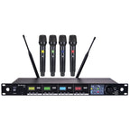TU4 Quad Wireless Microphone System UHF Handheld