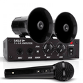 Amplfier and Horn Speakers 12v Public Address System