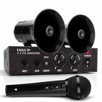 Amplfier and Horn Speakers 12v Public Address System