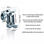 Bumper Aluminium Alloy Bicycle Phone Holder