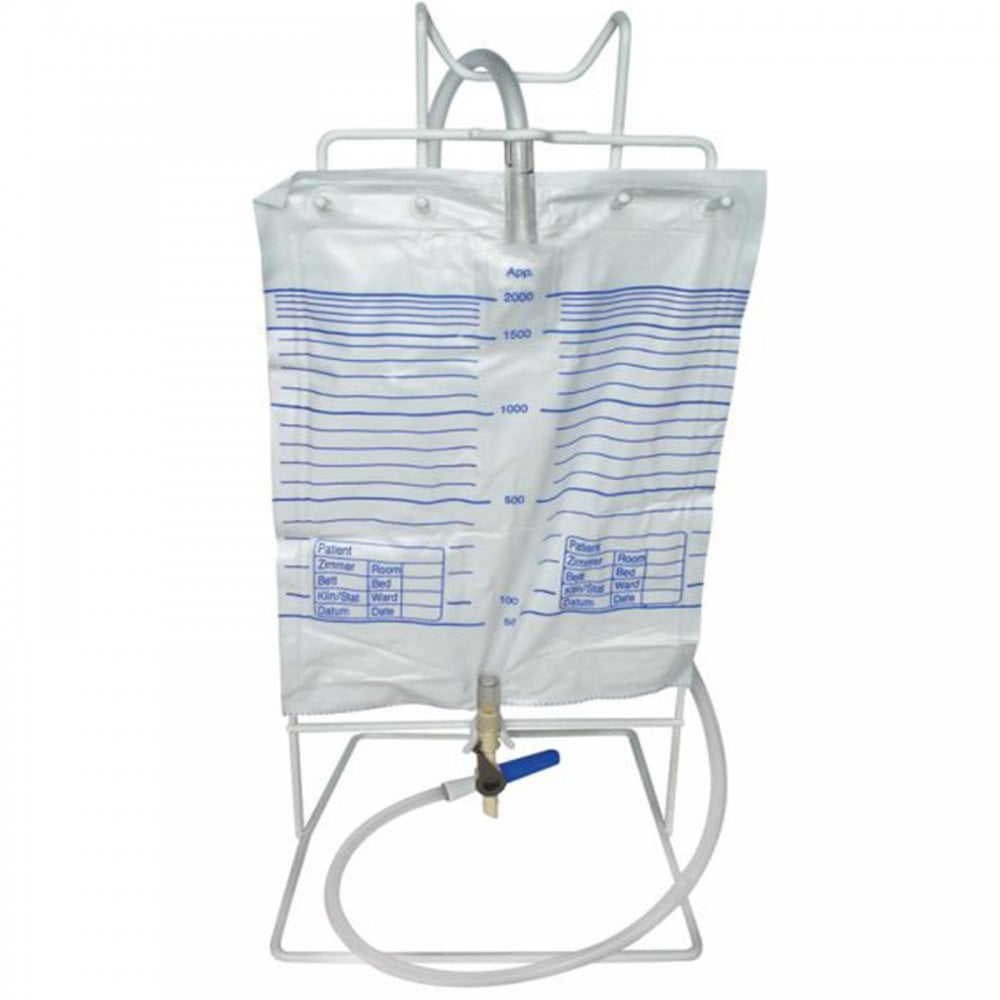 Urine Catheter Bag Free Standing Floor Holder