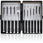 Precision Phillips Pozi Flat Screwdriver Set 11 pcs Pocket DIY Hand Tools