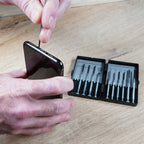 Precision Phillips Pozi Flat Screwdriver Set 11 pcs Pocket DIY Hand Tools