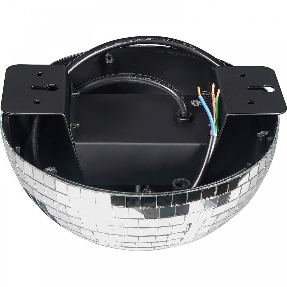 Silver Half Mirror Ball Decor Lighting 200mm 8"