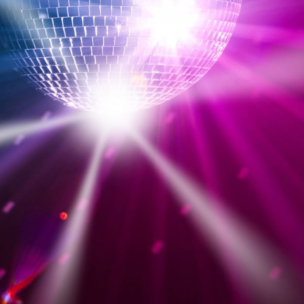 Silver Half Mirror Ball Decor Lighting 200mm 8"