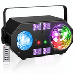 Tetra LED Moonflower Ripple Strobe UV Laser Effect