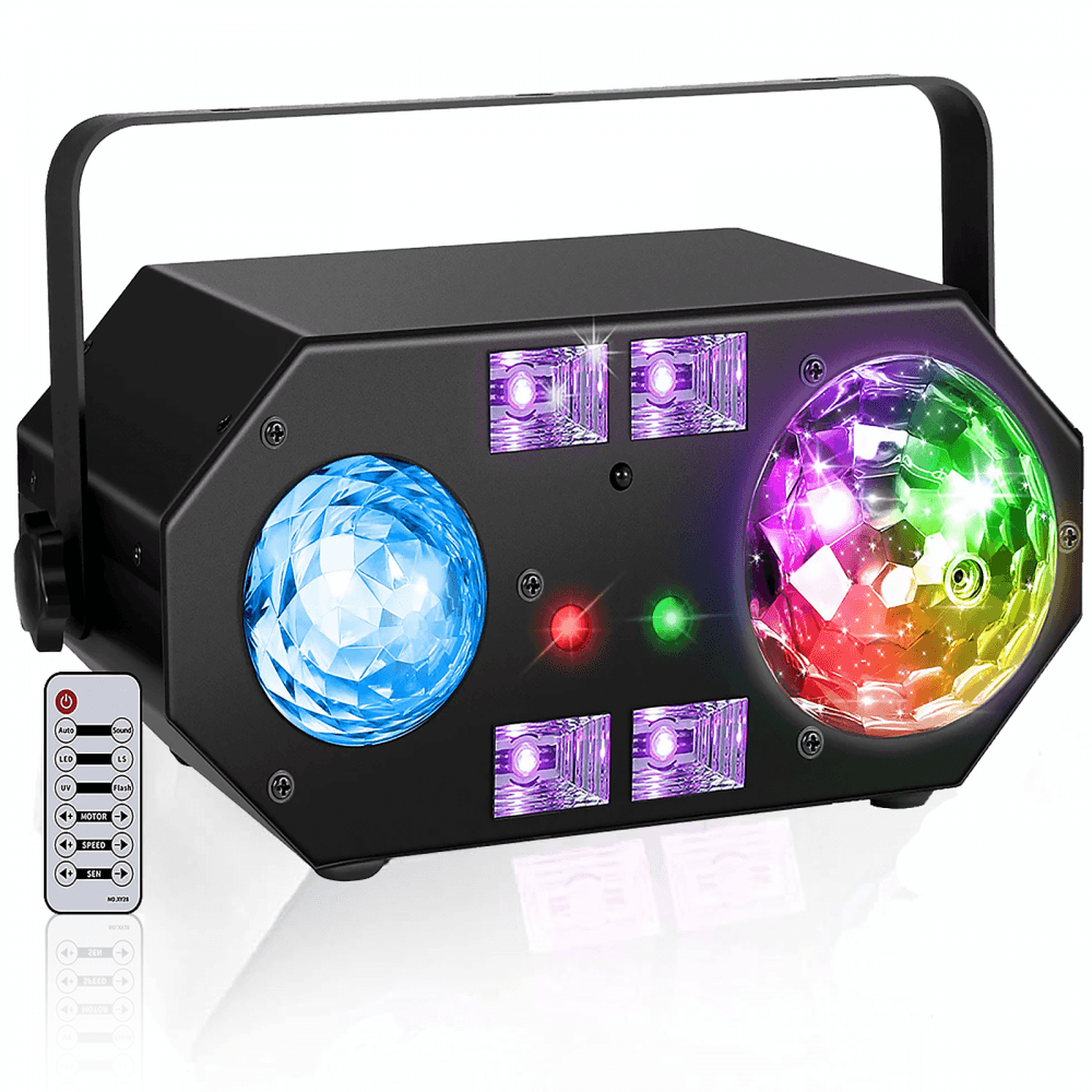 Tetra LED Moonflower Ripple Strobe UV Laser Effect