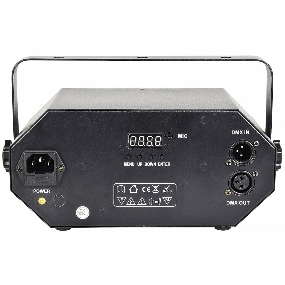 Tetra LED Moonflower Ripple Strobe UV Laser Effect